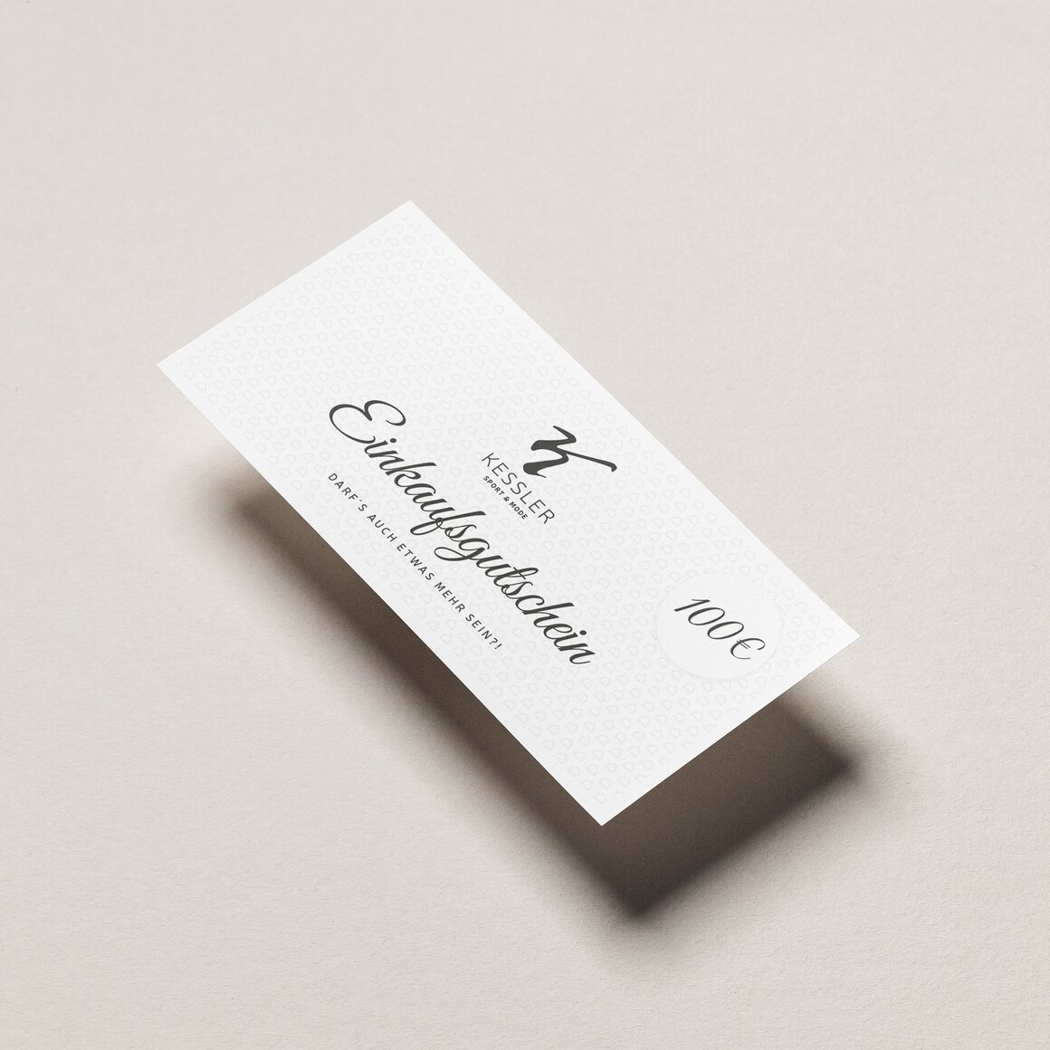 A 100€ gift certificate from Kessler Sport & Mode. © Sport Kessler GmbH